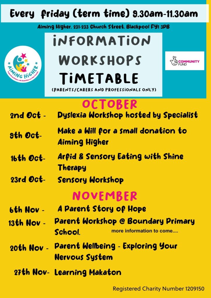 Copy of Workshop Timetable Nov - Dec